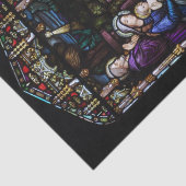 Het Glas in lood van de Nativiteit Kerstmis Tissuepapier (Detail)