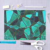 Het Glas in lood van het Glaseffect van het Zee va Tissuepapier (Craft)