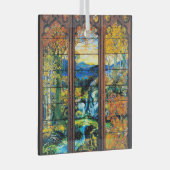 Het Glas in lood van Tiffany het Landschap van de Ornament (Voorkant Rechts)