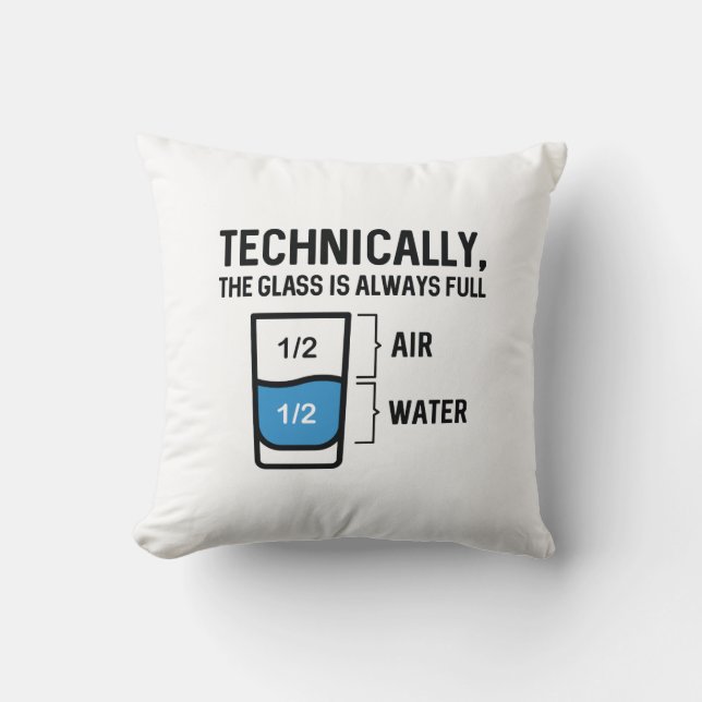 Het glas is altijd vol kussen (Voorkant)