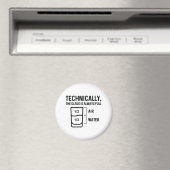 Het glas is altijd vol magneet (Insitu (Vaatwasser))
