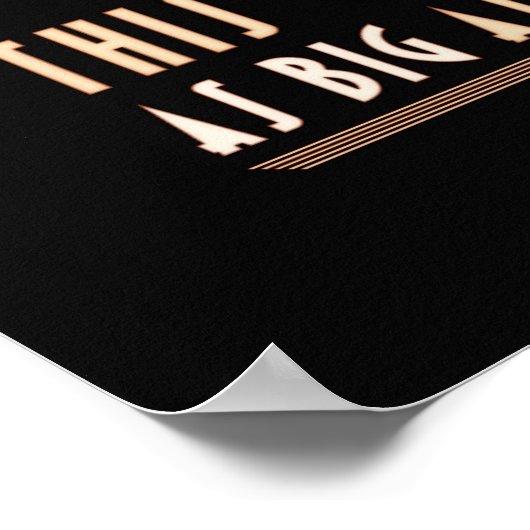 Het glas: tweemaal zo groot als nodig (16x20 inch) poster (Hoek)