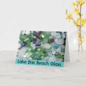 Het Glas van het Strand van Erie van het meer Kaart (Gele Bloem)
