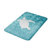 Het Glas van het Zee van Aqua van de Schildpad van Badmat (Gekanteld)