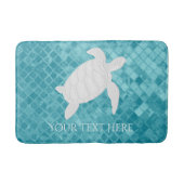 Het Glas van het Zee van Aqua van de Schildpad van Badmat (Voorkant)