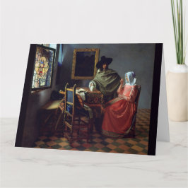 Het glas Wijn door Johannes Vermeer Kaart