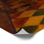 Het glas wijn van Johannes Vermeer Poster (Hoek)