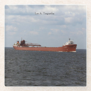 Het glasonderzetter van Lee A. Tregurtha Glazen Onderzetter