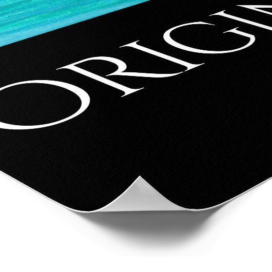 Het glazen venster poster (Hoek)