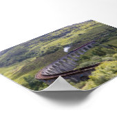 Het Glenfinnanviaduct in Schotland Poster (Hoek)