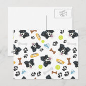 Het glimlachen Dog Border Collie Briefkaart (Voorkant / Achterkant)