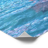 Het glimlachen Dolphin - sparen de planeet Poster (Hoek)