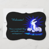 Het glimlachen Dolphin, voegt de Uitnodiging van J (Voorkant)