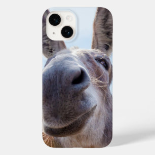 Het glimlachen Donkey met Gekke Grin Case-Mate iPhone 14 Hoesje