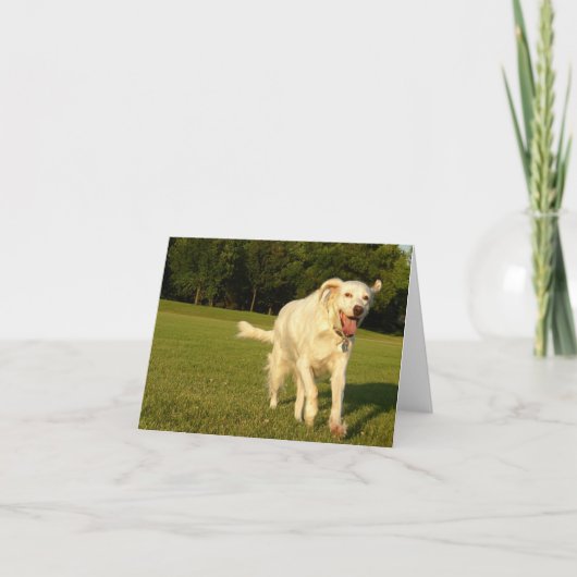 Het glimlachen Engel Kaart (Voorkant)