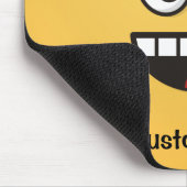 Het glimlachen Gezicht met Open Mouth Muismat (Hoek)