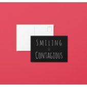 Het glimlachen is besmettelijk Briefkaart