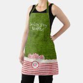 "Het glimlachen is mijn favoriete" kerstcadeau voo Schort (Insitu)