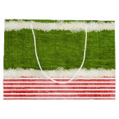 "Het glimlachen is mijn favoriete" kerstfeestdag ( Groot Cadeauzakje (Achterkant)