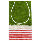 "Het glimlachen is mijn favoriete" kerstfeestelijk Klein Cadeauzakje (Achterkant)