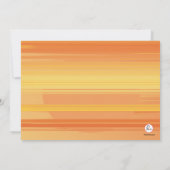 Het glimlachen Jack-O-Lattern de Uitnodiging van d (Achterkant)