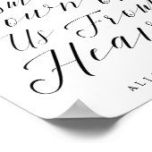 Het glimlachen neer van de Memorial Sign van het M Poster (Hoek)