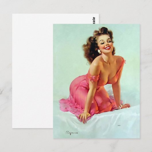 Het glimlachen Pin omhoog Briefkaart (Voorkant / Achterkant)