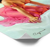 Het glimlachen Pin omhoog Poster (Hoek)