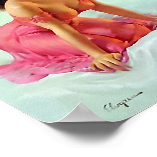 Het glimlachen Pin omhoog Poster (Hoek)