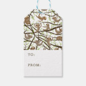 Het glimlachen Sleufpatroon Cadeaulabel (Voorkant)