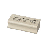 Het glimlachen Snowman in Gebreid Pet en Scarf Adr Rubberstempel (Stempel)
