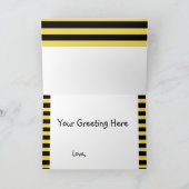 Het glimlachen stuntelt het Wenskaart van de Kaart (Binnen)