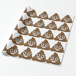 Het glimlachen van Achterschip Emoji Cadeaupapier