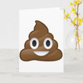 Het glimlachen van Achterschip Emoji Kaart (Gele Bloem)
