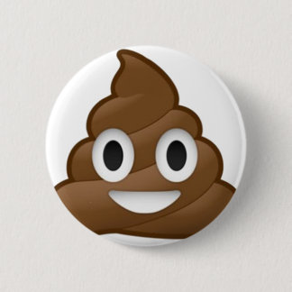 Het glimlachen van Achterschip Emoji Ronde Button 5,7 Cm