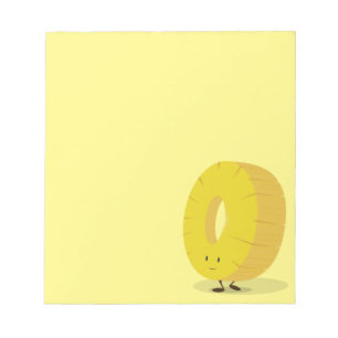 Het glimlachen van ananas notitieblok