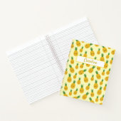 Het glimlachen van ananas Pattern Spiral Notebook Notitieboek (Binnen)