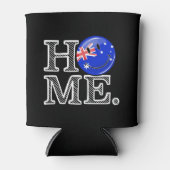 Het glimlachen van Australische vlag Housewarming Blikjeskoeler (Voorkant)