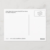 Het glimlachen van Baby Orangutan in Diapers Borne Briefkaart (Achterkant)