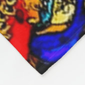 Het glimlachen van boeddha Graphic Art Fleece Blan Deken (Hoek)