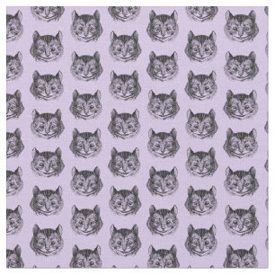 Het glimlachen van Cheshire Cat Alice in Wonderlan Stof