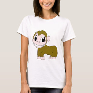 Het glimlachen van Chimpansee Woman T-Shirt