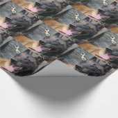 Het glimlachen van de Belgische Malinois Dog Cadeaupapier (Hoek)