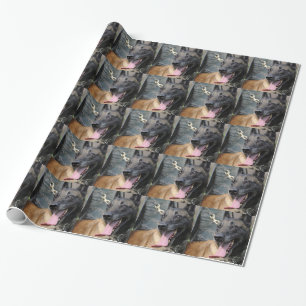 Het glimlachen van de Belgische Malinois Dog Cadeaupapier