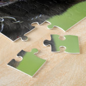 Het glimlachen van de Belgische Malinois Dog Legpuzzel (Zijkant)