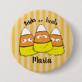 Het glimlachen van de Button van het Snoep Hallowe (Voorkant)