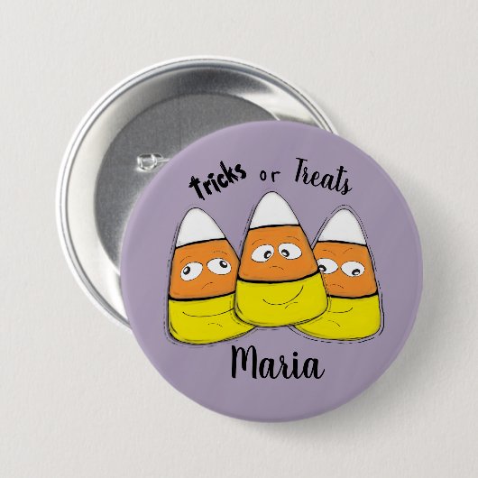 Het glimlachen van de Button van het Snoep Hallowe (Voorkant /achterkant)