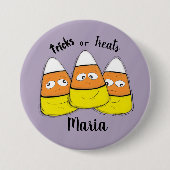 Het glimlachen van de Button van het Snoep Hallowe (Voorkant)