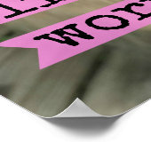 Het glimlachen van de gouden hond leeft nog zorgwe poster (Hoek)