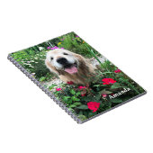 Het glimlachen van de gouden reproductiedag onder notitieboek (Rechterzijde)